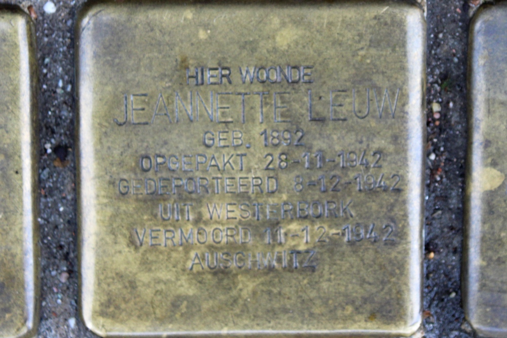 Stolpersteine Kerkstraat 459 #3