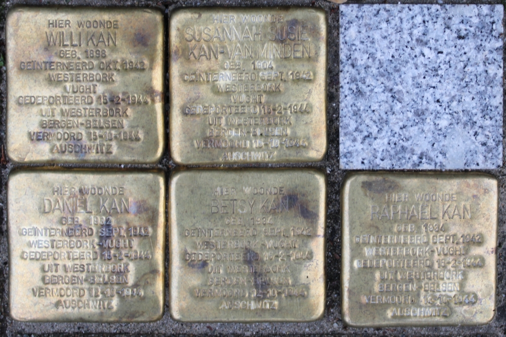 Stumbling Stones Den Texstraat 47