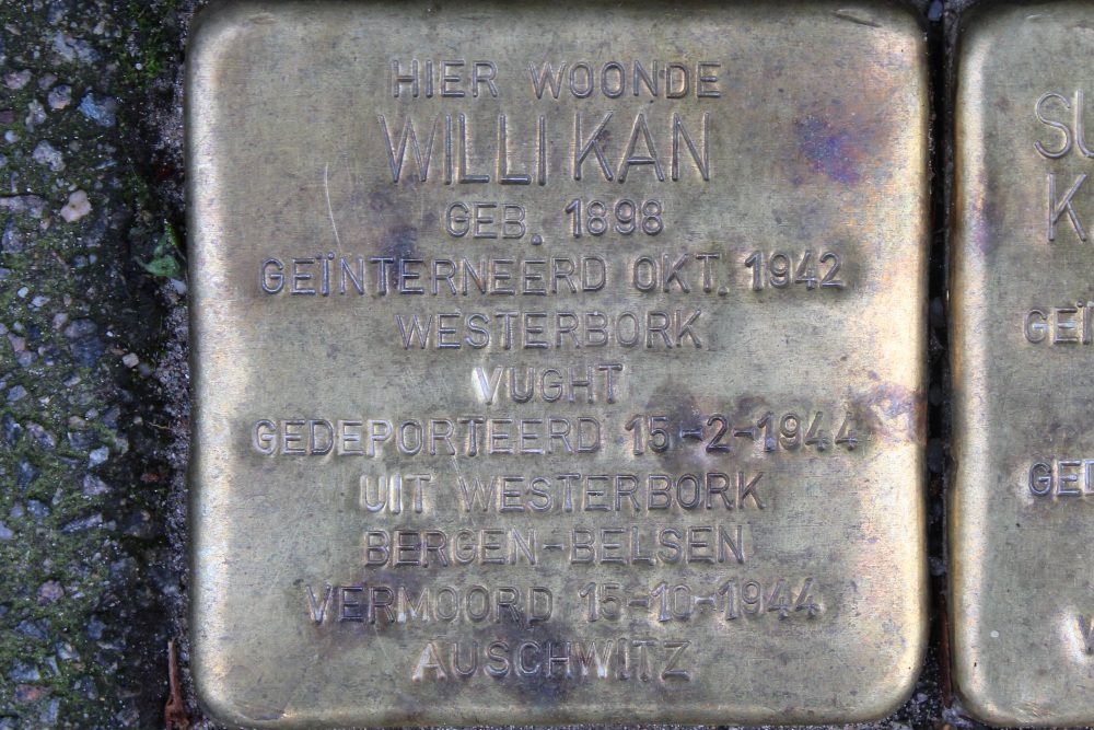 Stolpersteine Den Texstraat 47 #2