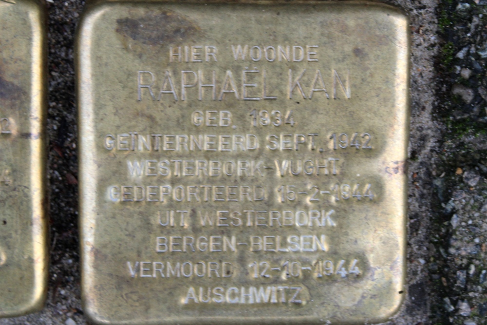 Stolpersteine Den Texstraat 47 #6