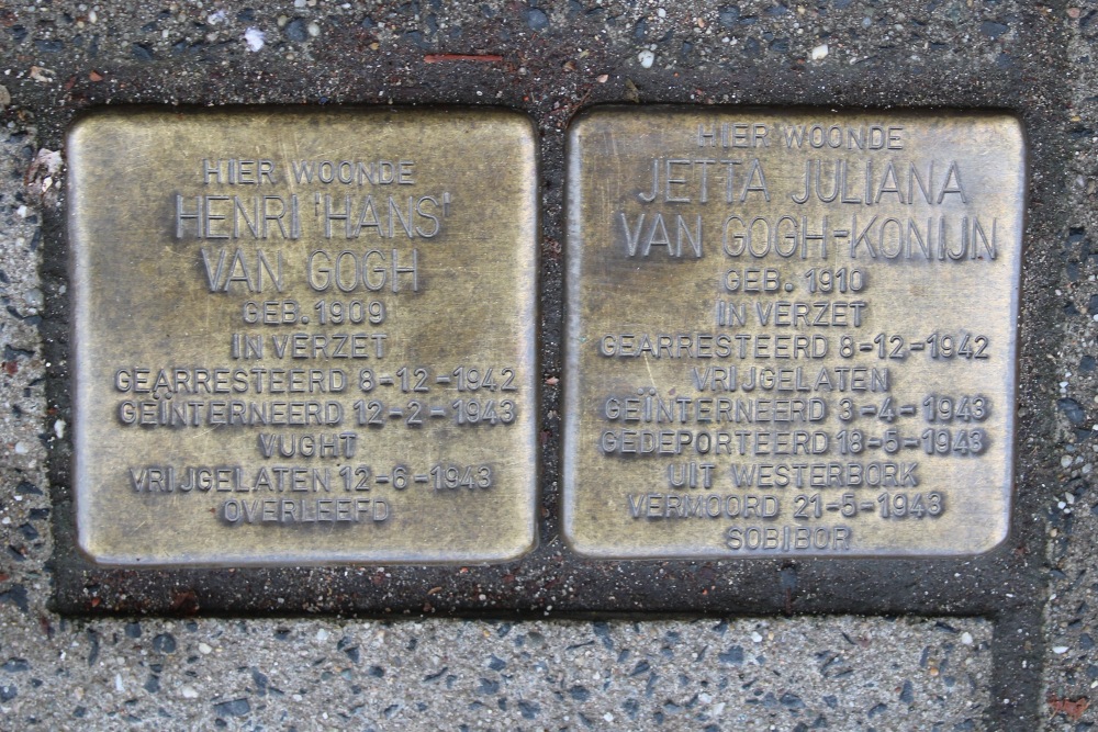 Stumbling Stones Stadhouderskade 70