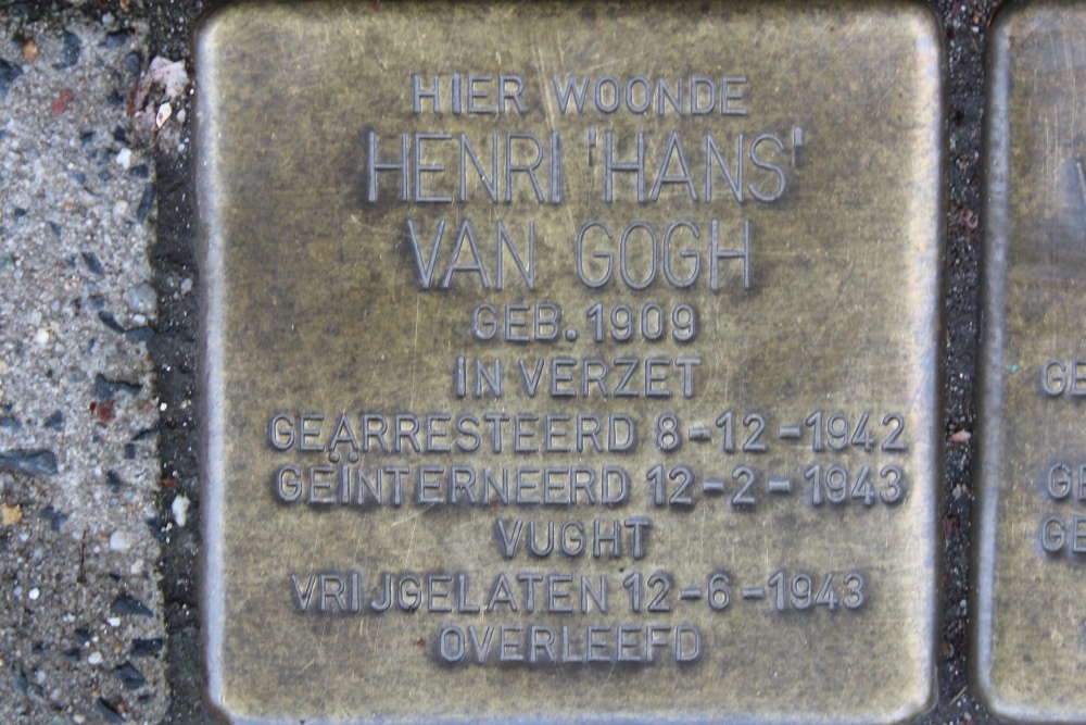 Stumbling Stones Stadhouderskade 70 #2