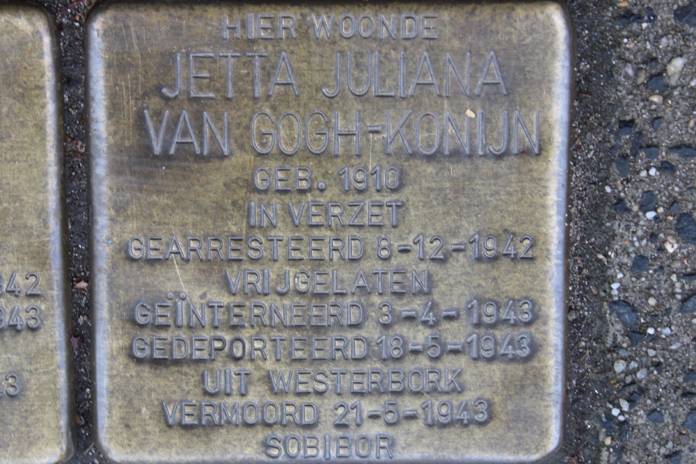 Stumbling Stones Stadhouderskade 70 #3