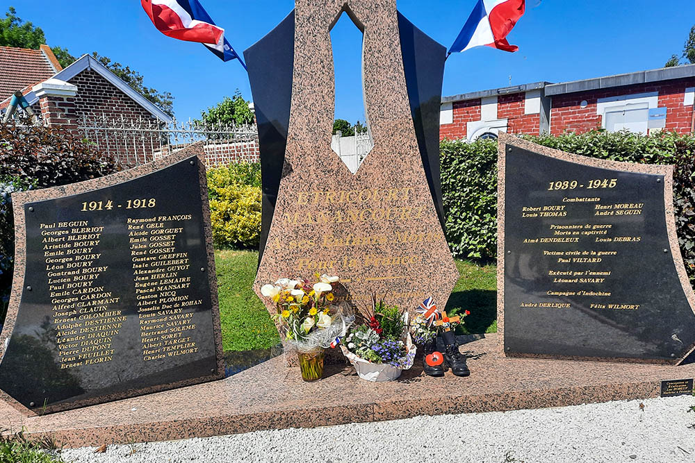War Memorial Étricourt-Manancourt #2