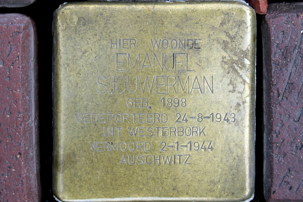 Stumbling Stones head of the of the Leeuwenstraat (former Achterom11) #6