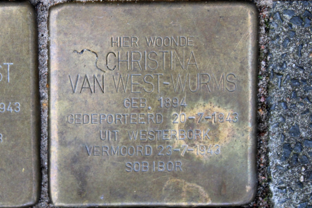Stolpersteine Swammerdamstraat 72 #3
