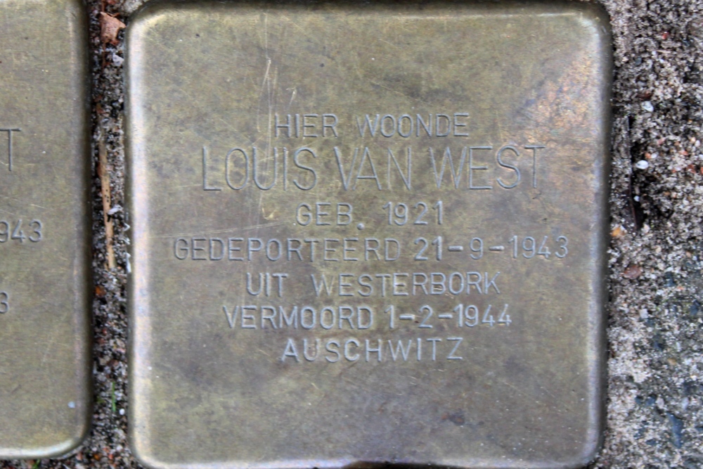 Stolpersteine Swammerdamstraat 72 #6