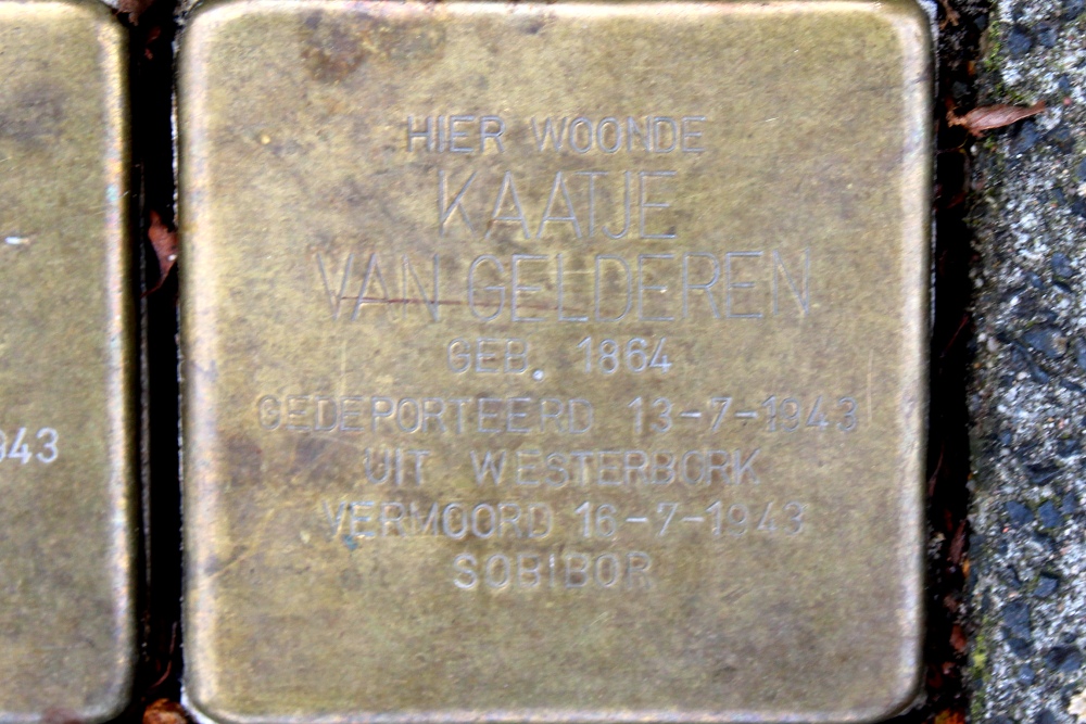 Stumbling Stones Swammerdamstraat 116 #4