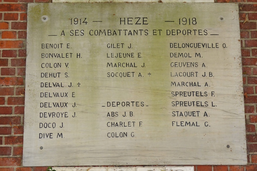 Oorlogsmonument Hèze  #4