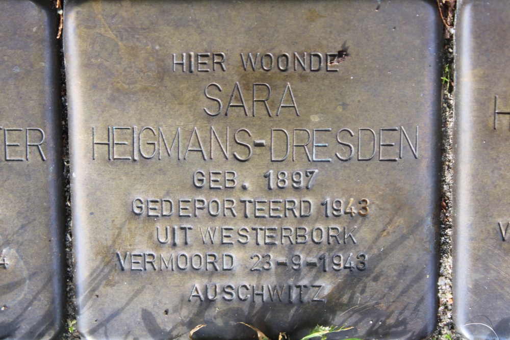 Stolpersteine Koningsstraat 10 #3