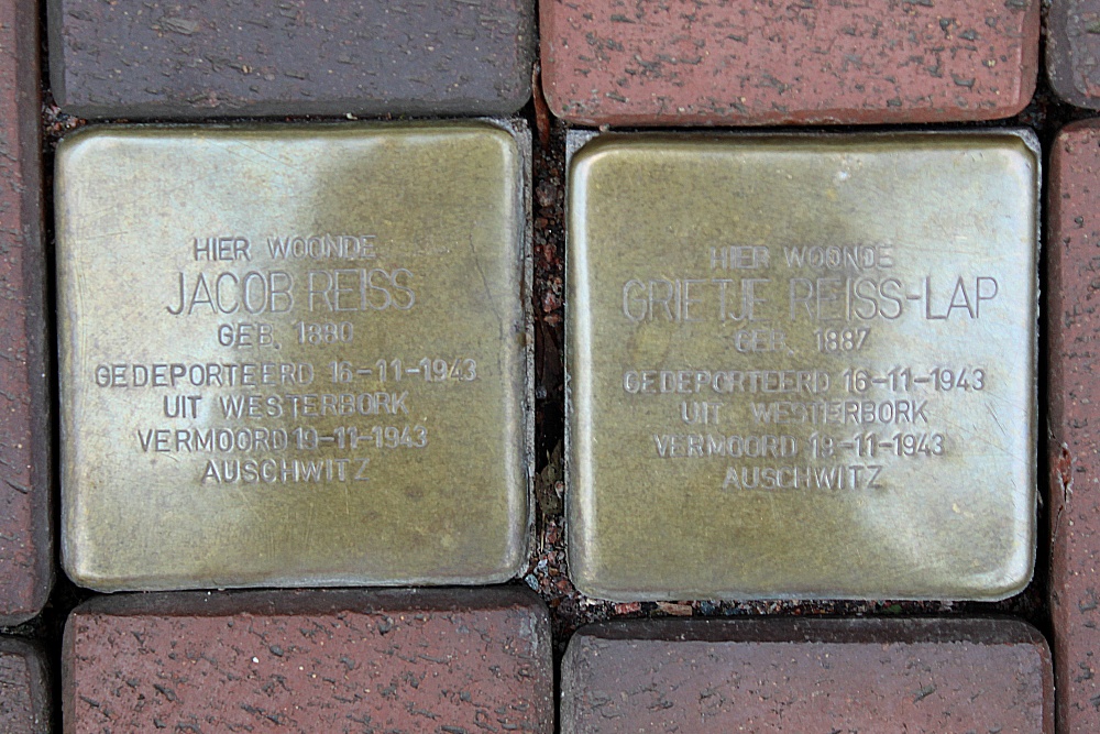Stolpersteine Kerkstraat 44 #1
