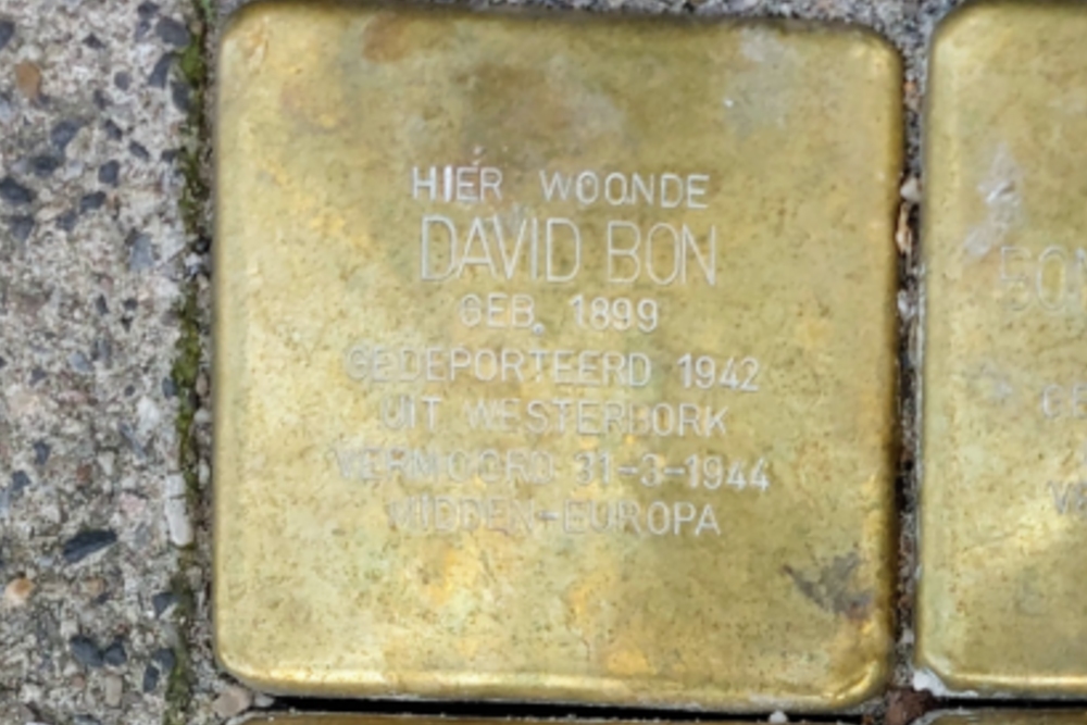 Stolpersteine Erasmusstraat 21a #2