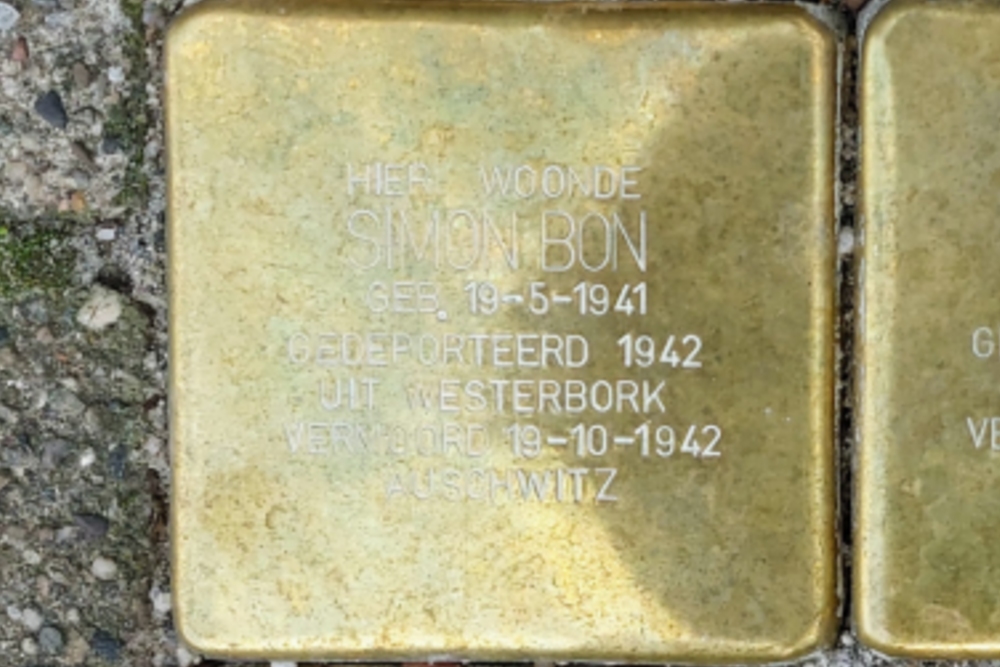 Stolpersteine Erasmusstraat 21a #4