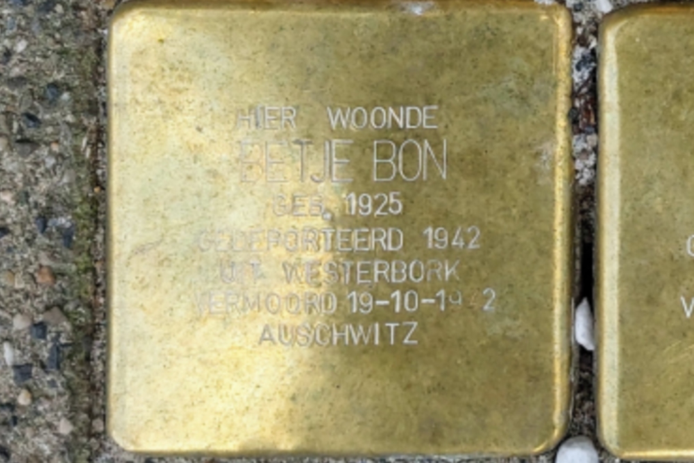 Stolpersteine Erasmusstraat 21a #6