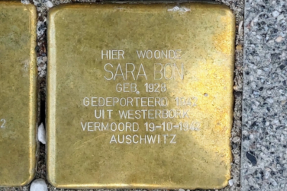 Stolpersteine Erasmusstraat 21a #7