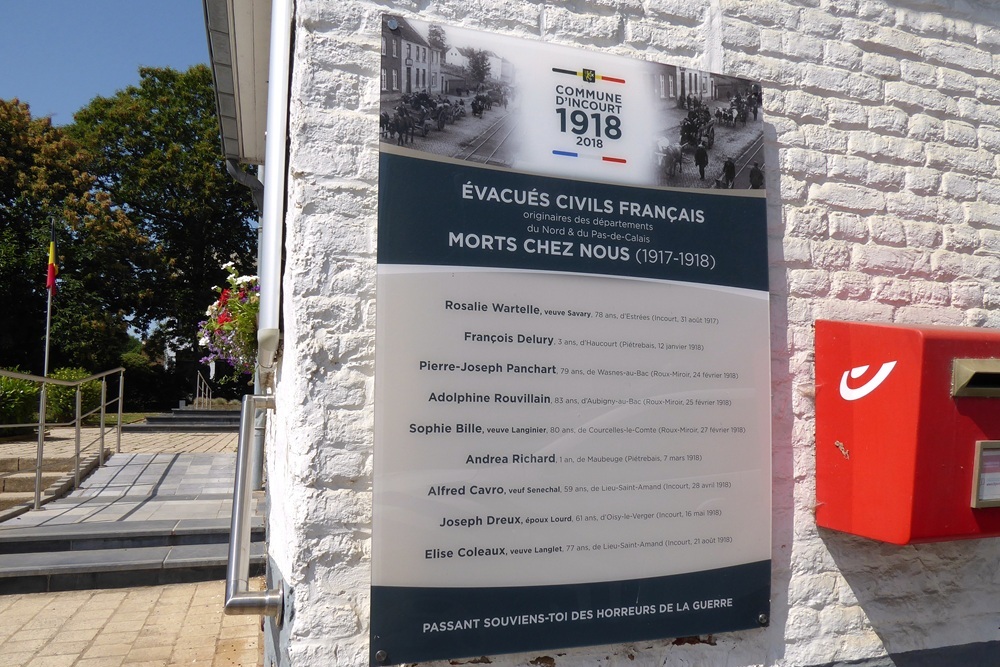 Memorial to French Civilian Victims Incourt #2