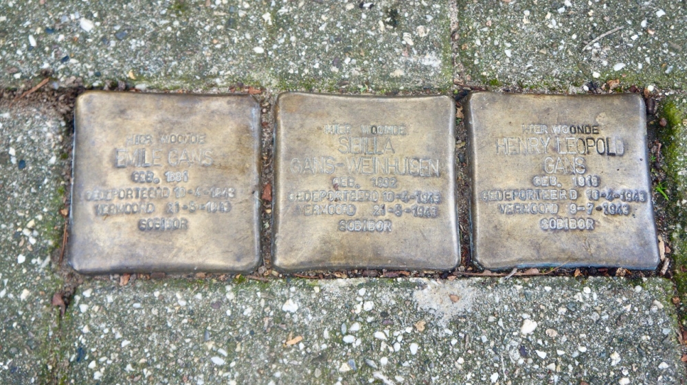 Stumbling Stones Arnhemseweg 68 (former B260)