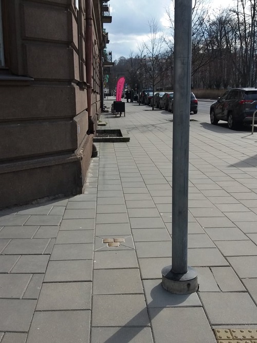 Stolpersteine Vasario 16-osios gatvė 8 / Šermukšnių gatvė 1 #2