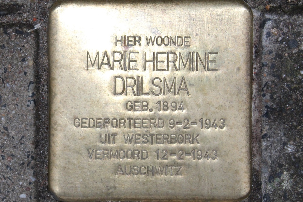 Stolpersteine Verspronckweg 72 #2