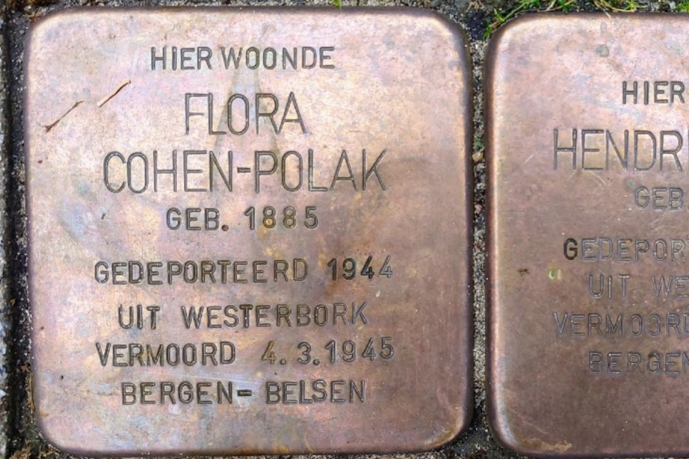 Stolpersteine Rozenburglaan 100 #4