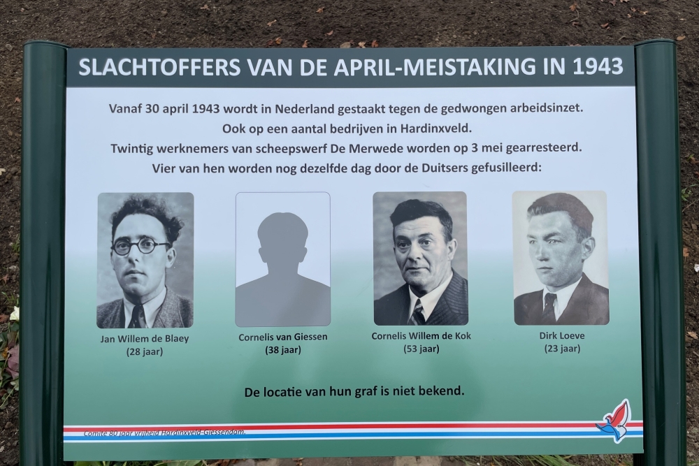 Gedenkteken Slachtoffers April-Mei Staking Hardinxveld-Giessendam #3