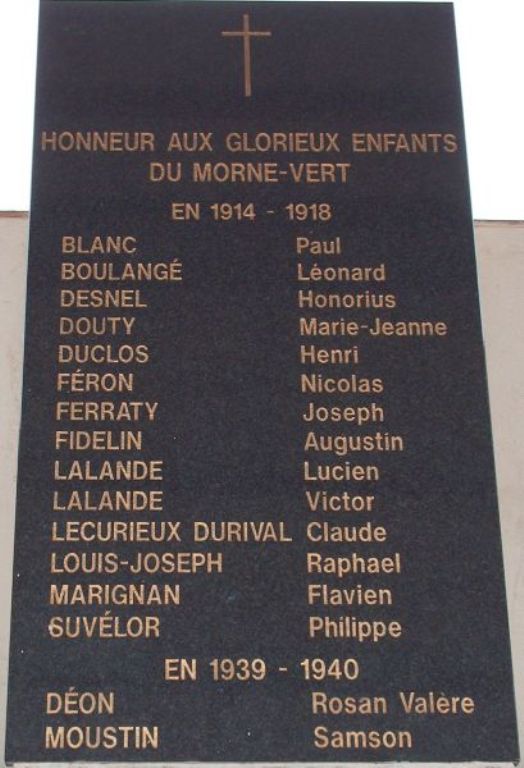 War Memorial Le Morne-Vert #1