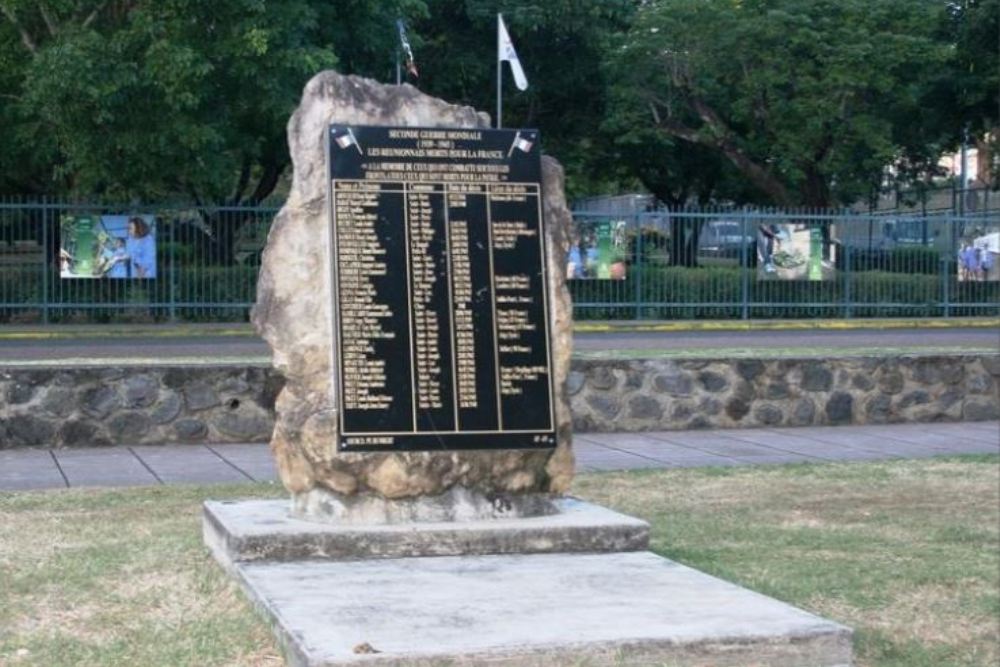 Monument Tweede Wereldoorlog Réunion