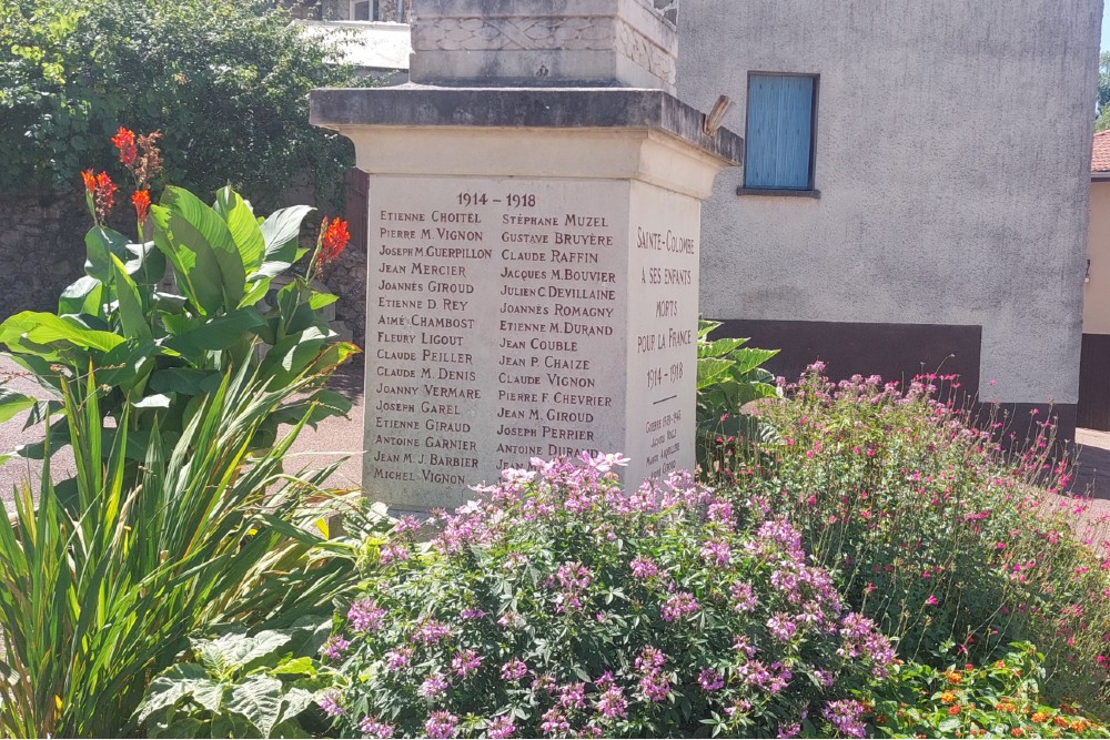War Memorial Sainte-Colombe-sur-Gand #3