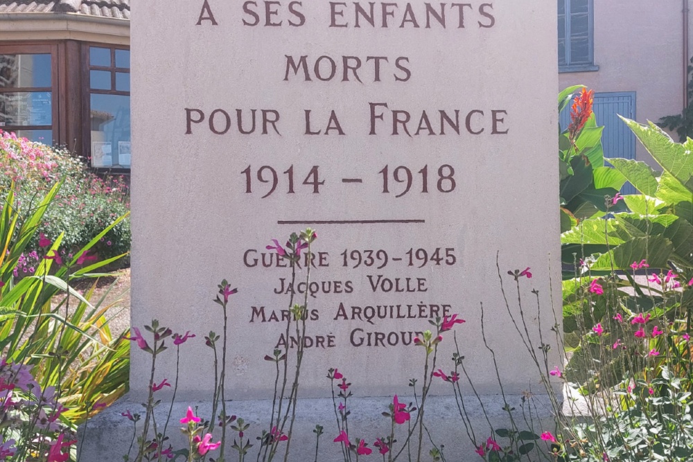 War Memorial Sainte-Colombe-sur-Gand #4