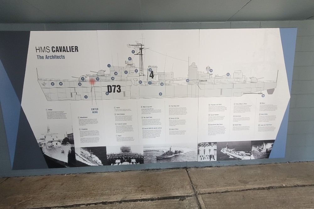 HMS Cavalier, Nationaal Monument voor Torpedobootjagers Chatham #8