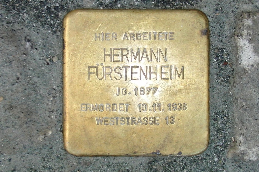 Stolperstein Moritzstraße 20