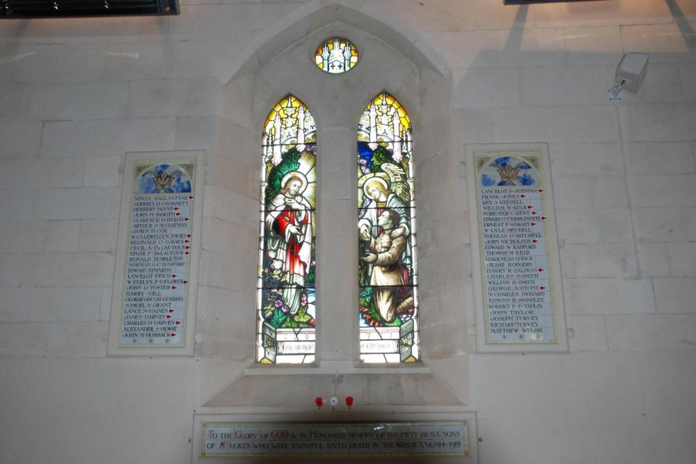 Remembrance Window St. Luke's Anglican Church