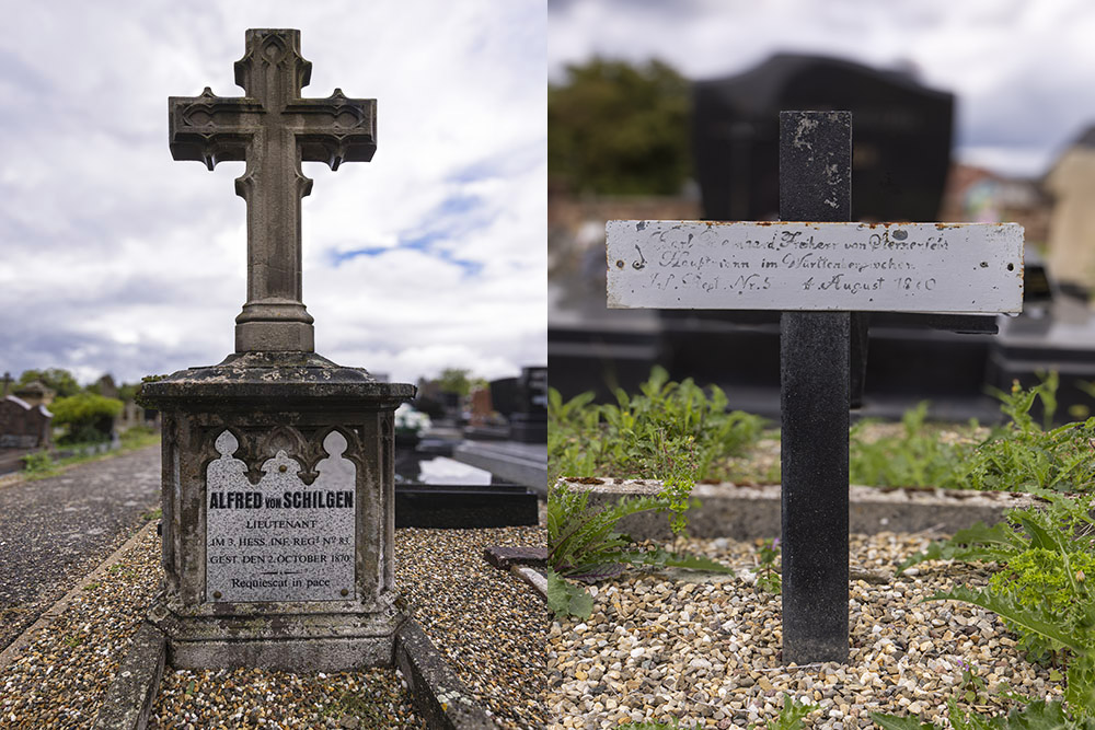 Frans-Duitse graven 1870 Begraafplaats Woerth #6