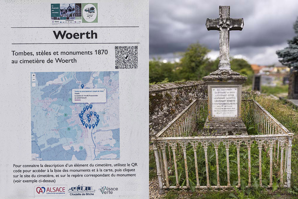 Frans-Duitse graven 1870 Begraafplaats Woerth #1