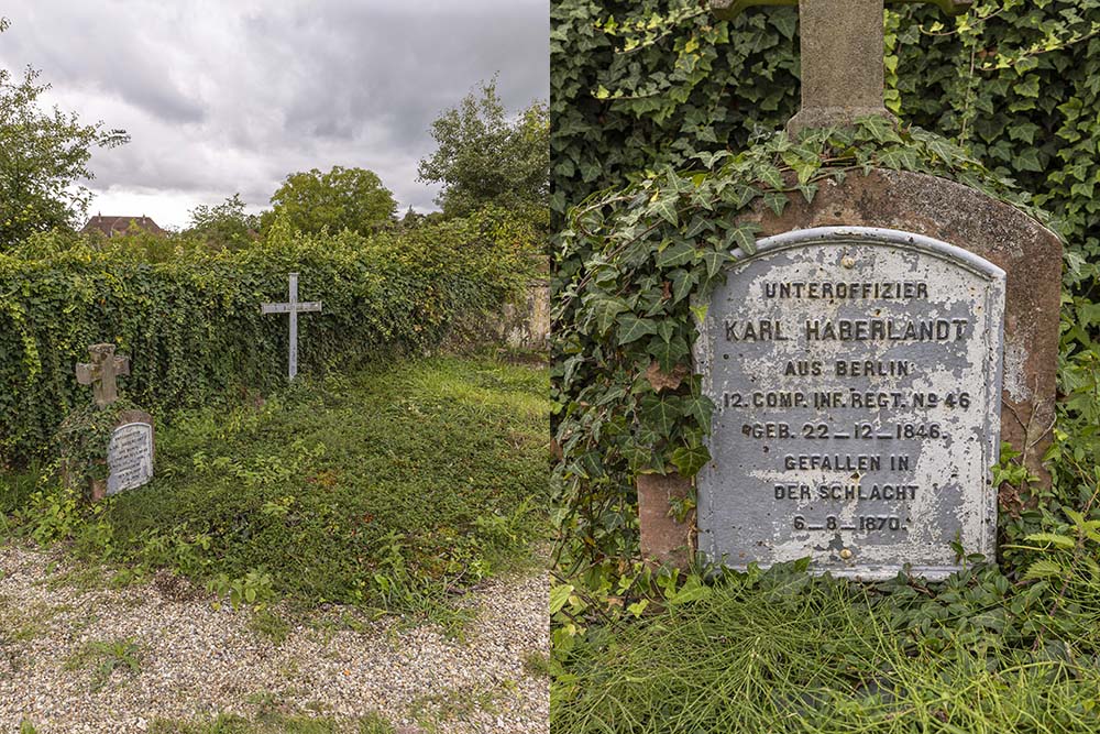 Frans-Duitse graven 1870 Begraafplaats Woerth #2