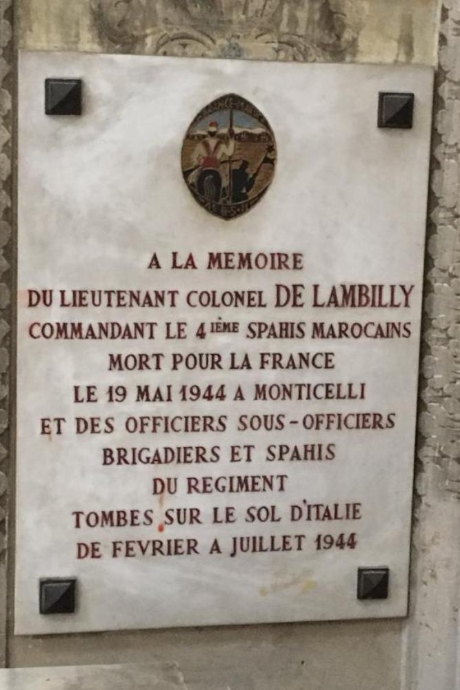 Memorial 4ème Spahis Marocains #1