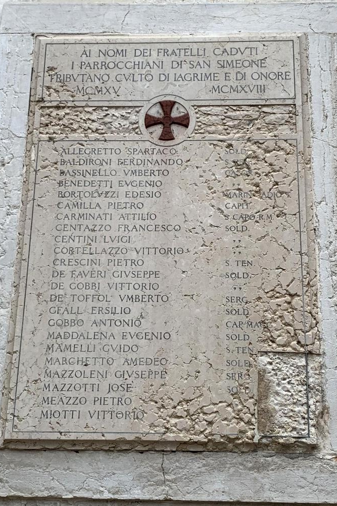 War Memorial San Simeone Grande #1