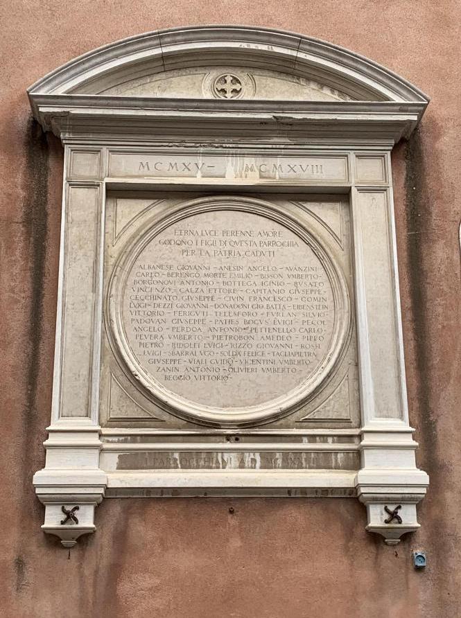 Oorlogsmonument Chiesa di San Felice