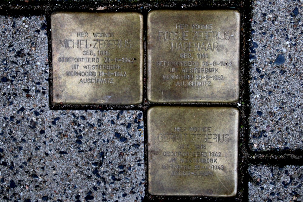 Stolpersteine Teding van Berkhoutstraat 83 #1