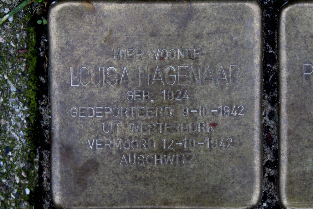 Stolpersteine Vosmaerstraat 18 #4