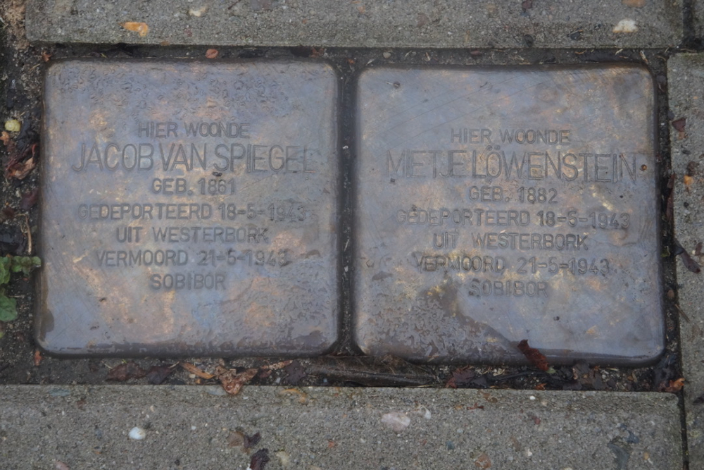 Stolpersteine Klokkenkampsweg 39 (voormalig J 418)