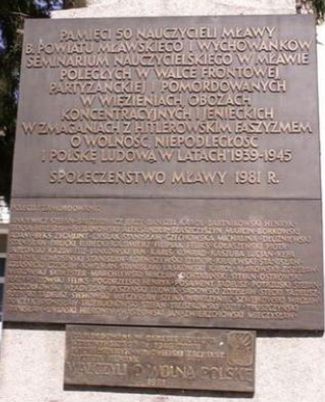 Memorial Murdered Residents Mława