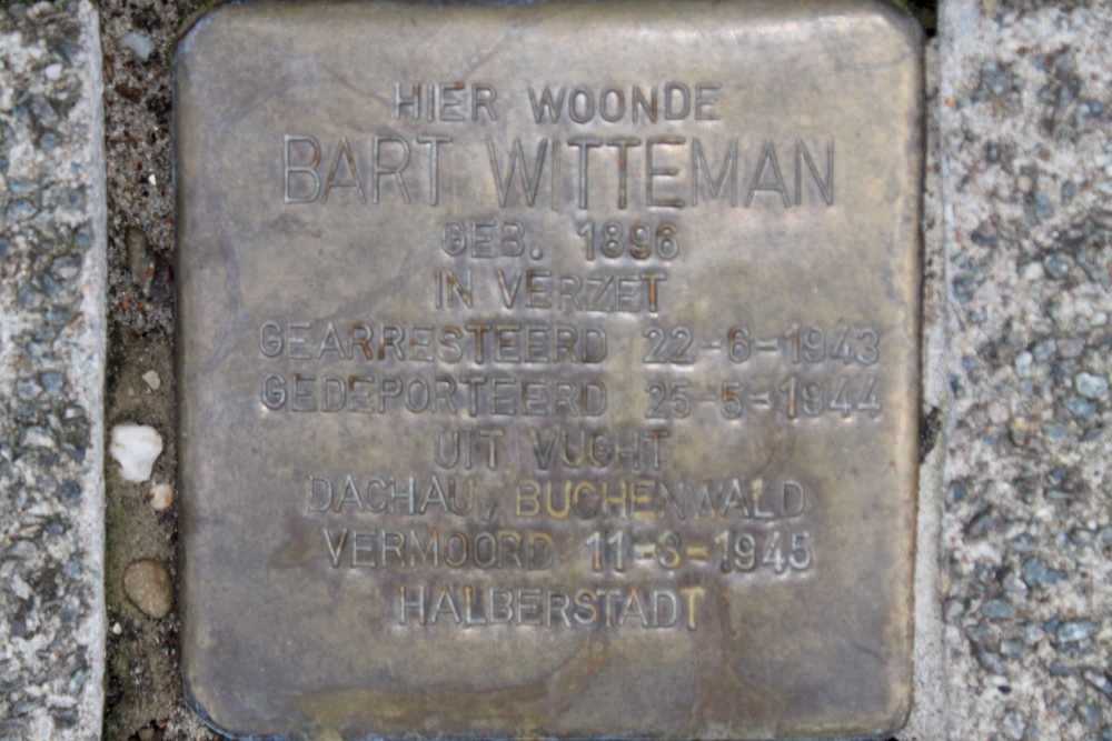 Stumbling Stone Nagtzaamstraat 79 #1