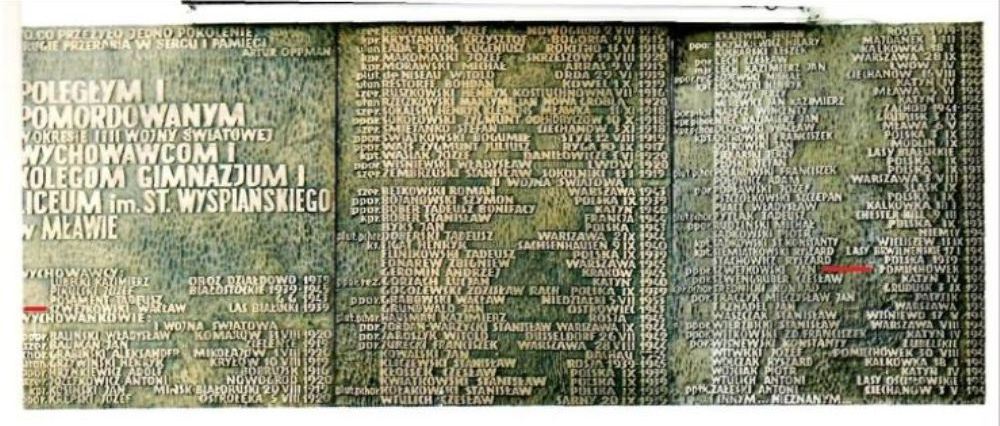 World War II Memorial Lyceum Ogólnokształcące