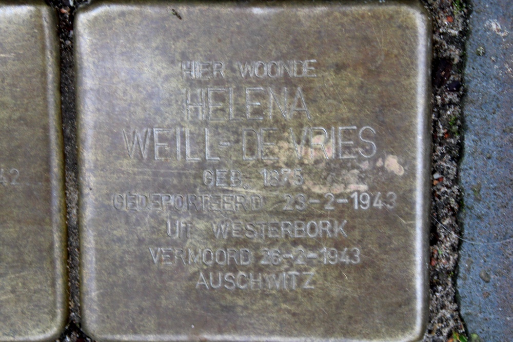 Stolpersteine Eindenhoutstraat 45 #3