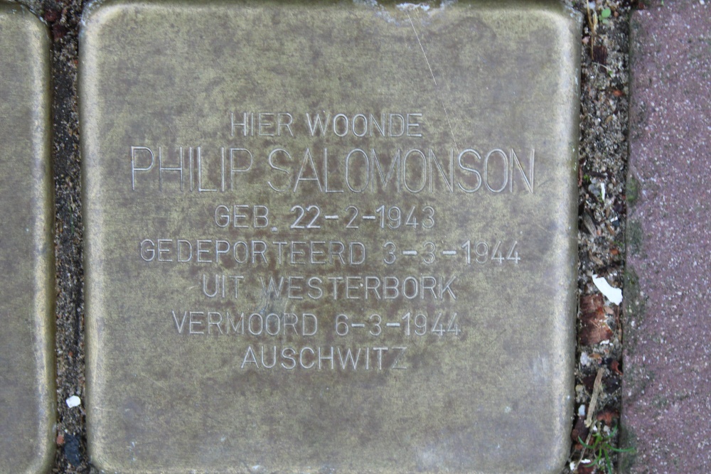 Stolpersteine Eindenhoutstraat 38 #5