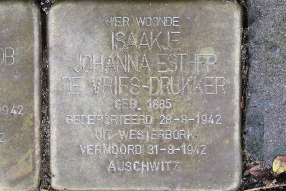 Stumbling Stones Berkenrodestraat 4 #3