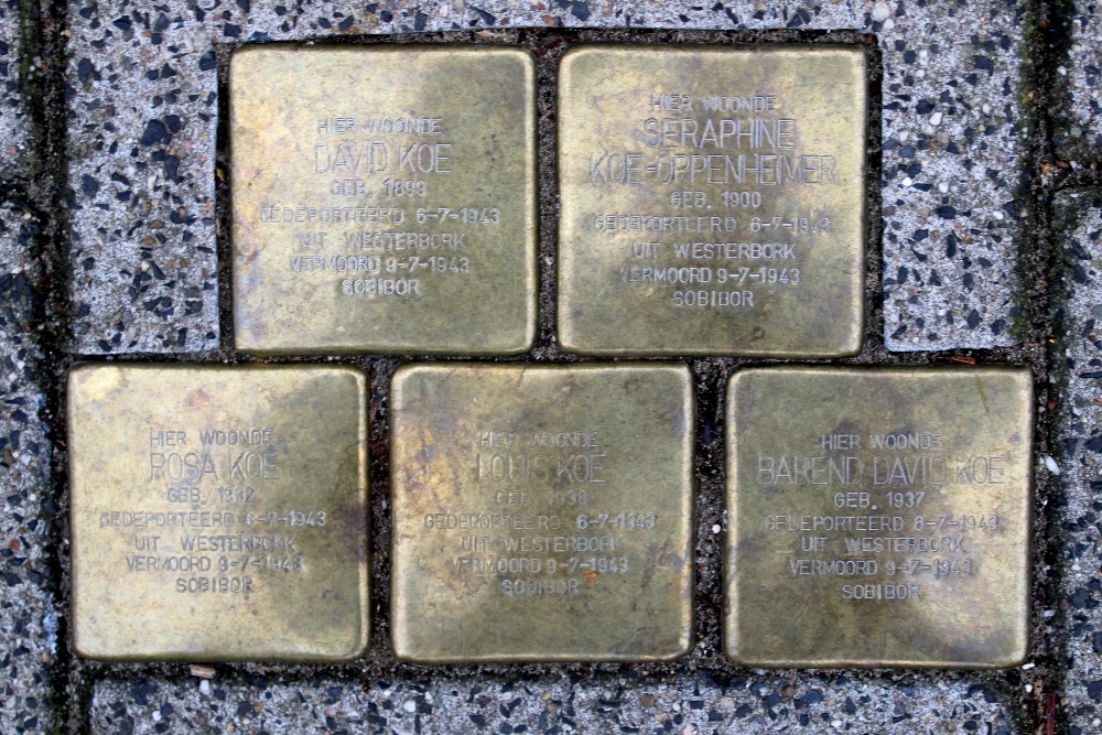 Stolpersteine Iepenstraat 3 #1