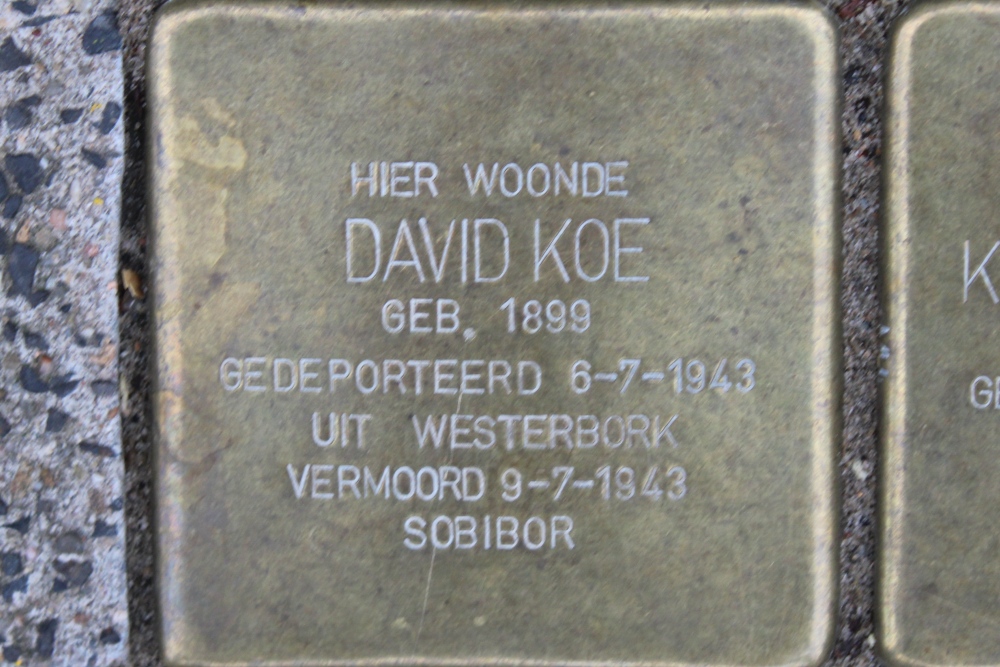 Stolpersteine Iepenstraat 3 #2