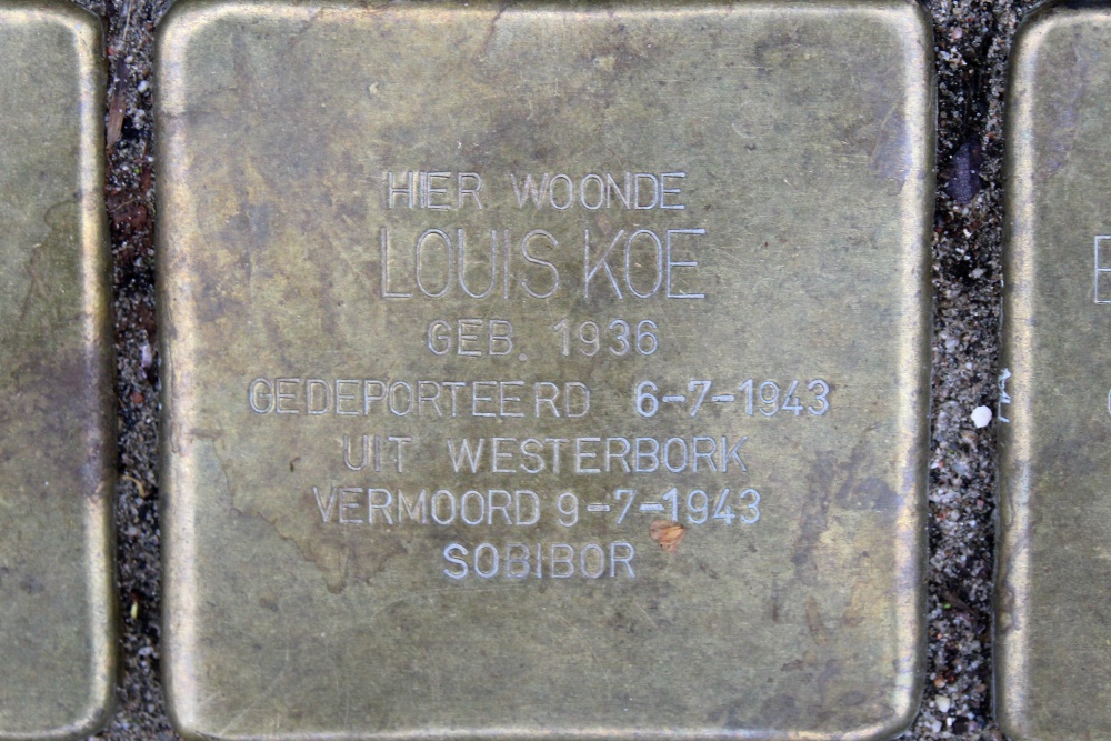 Stolpersteine Iepenstraat 3 #5